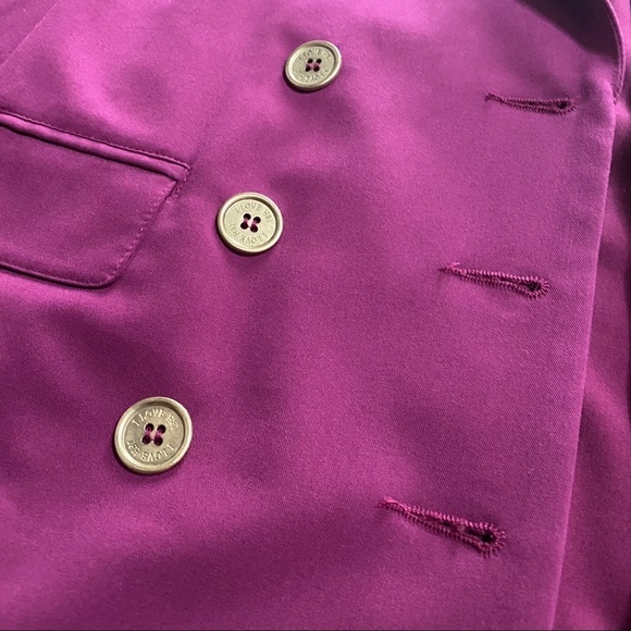 Fuschia Blazer with button details - Picture 7 of 12